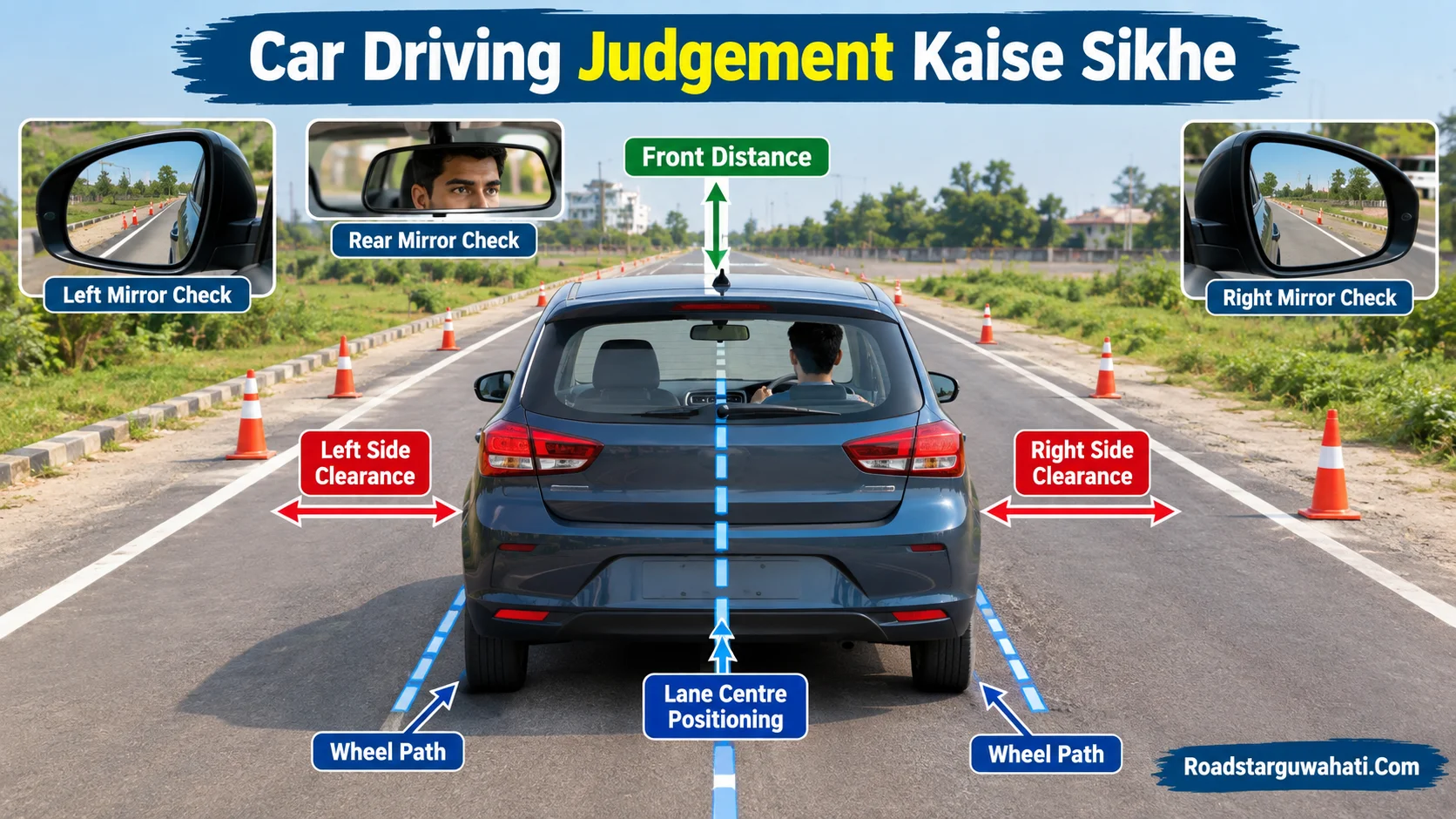 Car driving judgement kaise sikhe beginner guide