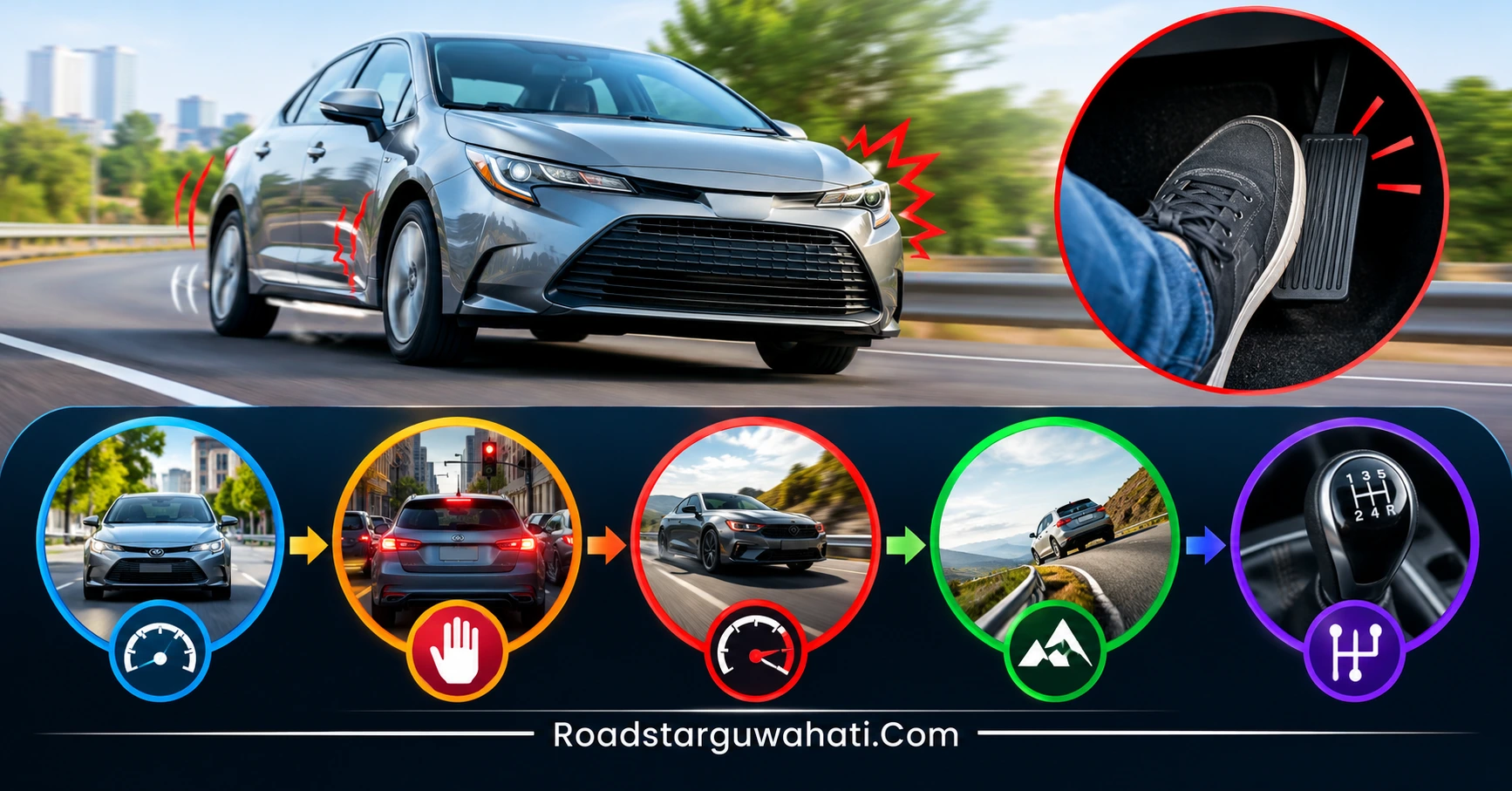 Car AC problem symptoms and components