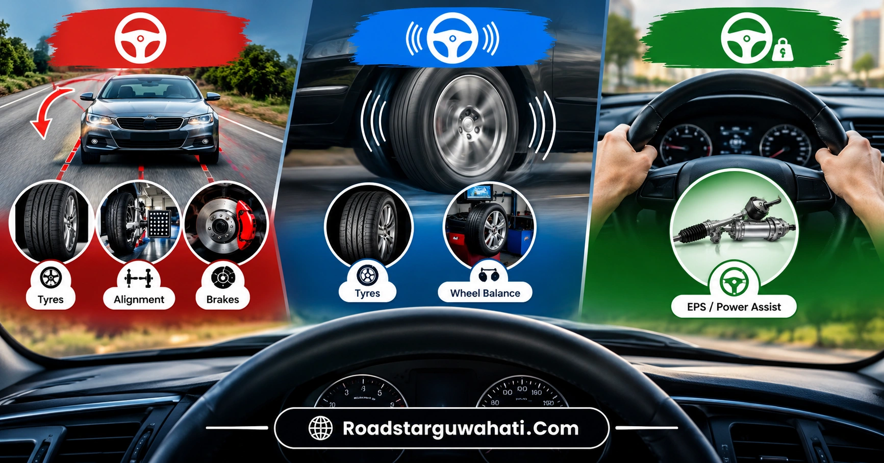 Car AC problem symptoms and components